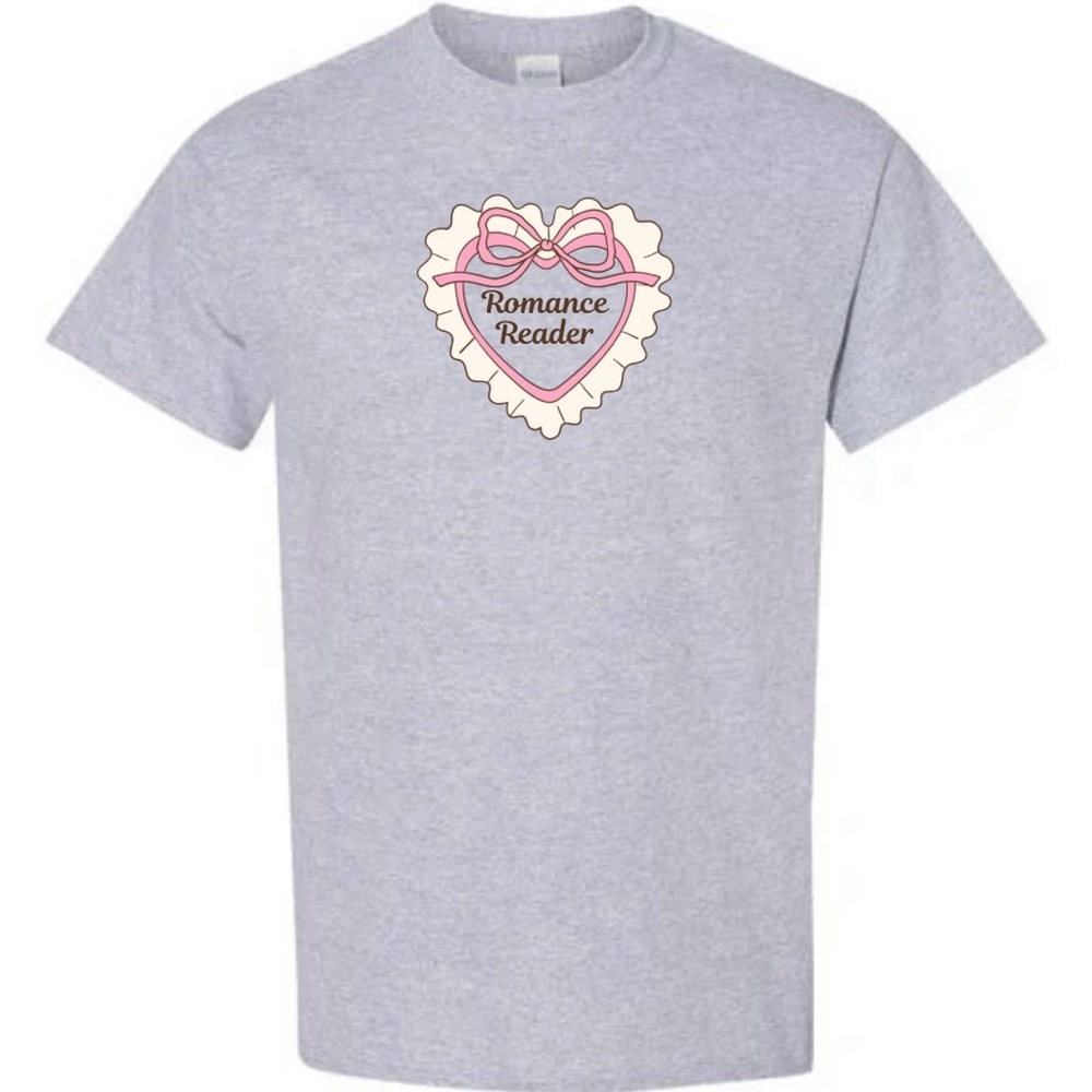Romance reader graphic tee